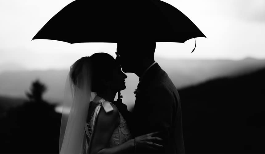 Cómo Preparar Una Boda Al Aire Libre 2 boda con lluvia