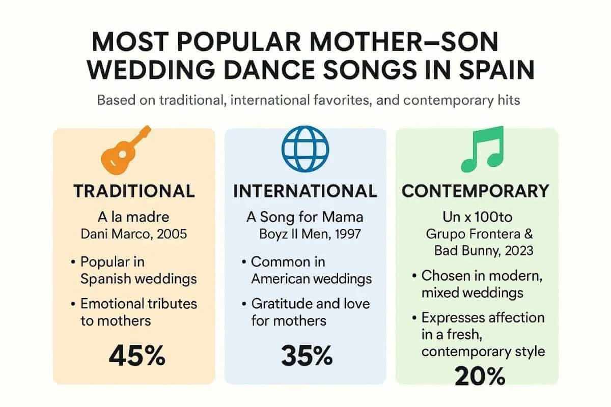 Infographic-comparing-Spanish-wedding-dance-song