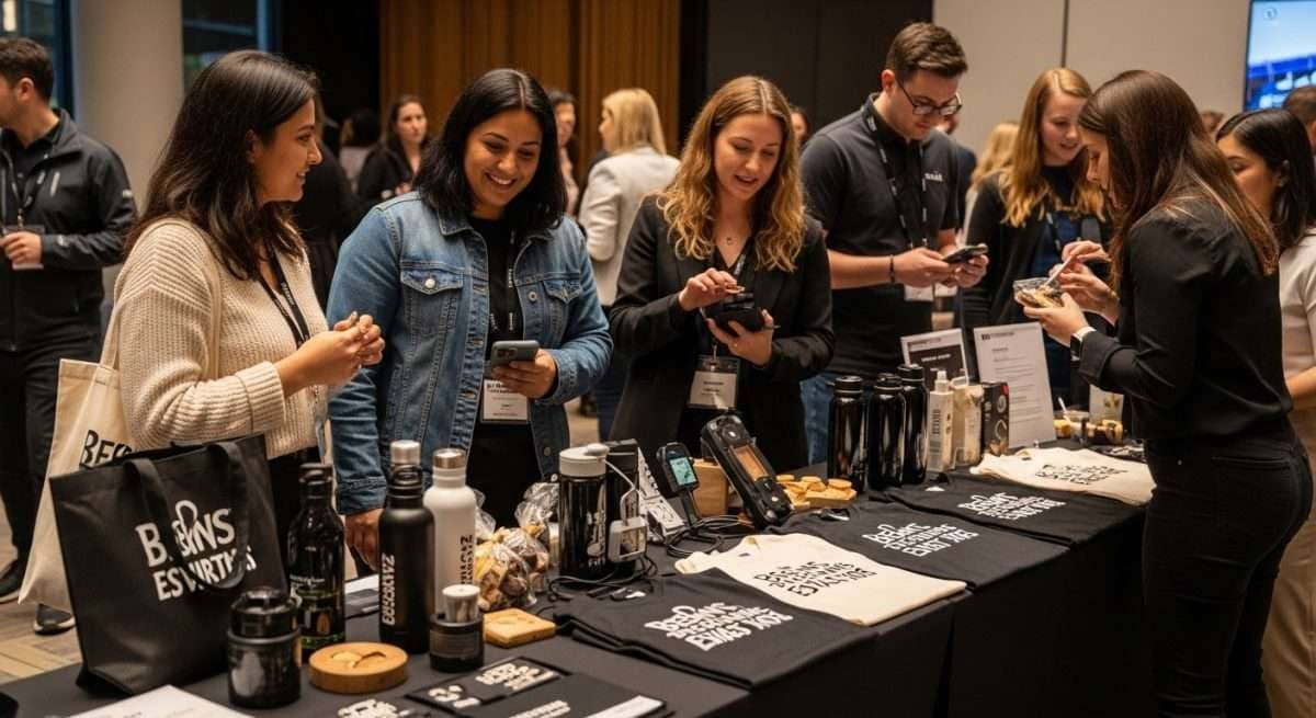 event swag ideas, unique gifts, educational event
