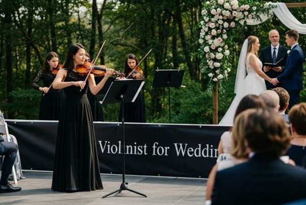 violinist wedding ceremony